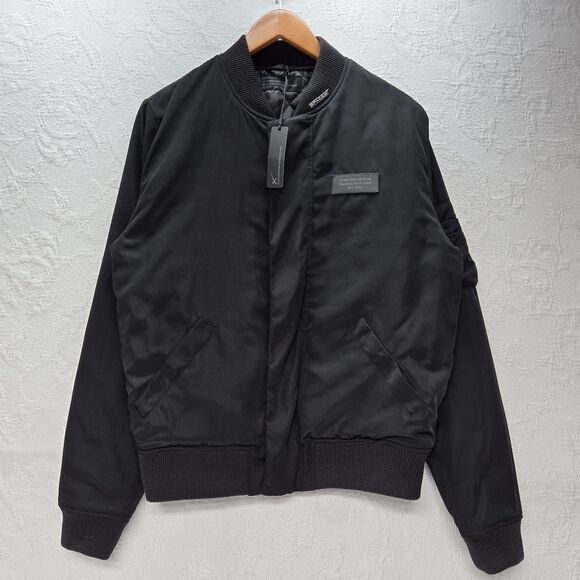 Space X Bomber Jacket Mens Med Y2K CHARCOAL - LTD EDITION - EXTREMELY RARE!! NWT